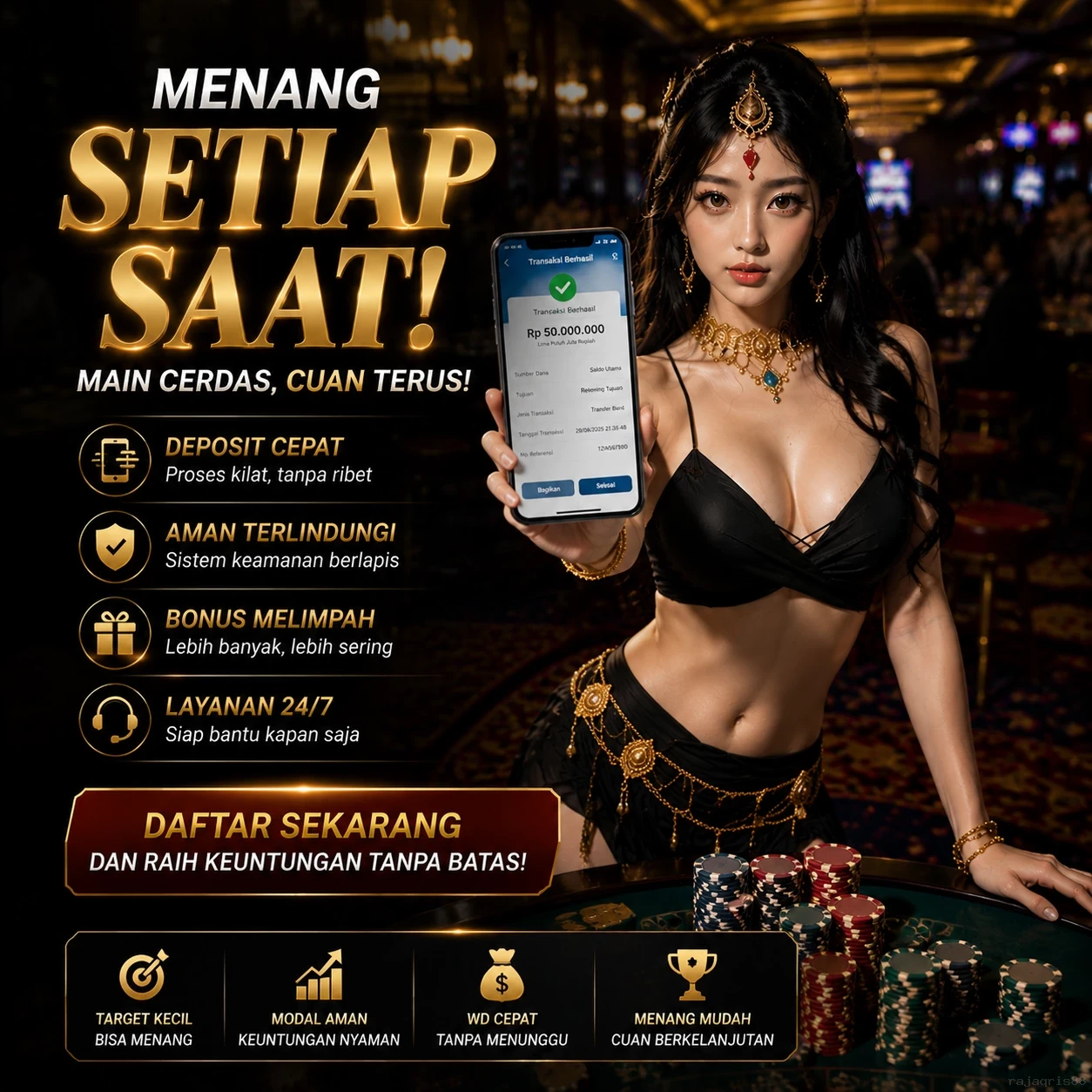 Sistem verifikasi rajaqris88 screenshot